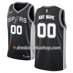Muški NBA Dres San Antonio Spurs Personalizirani Nike 2017-18 Crna Swingman